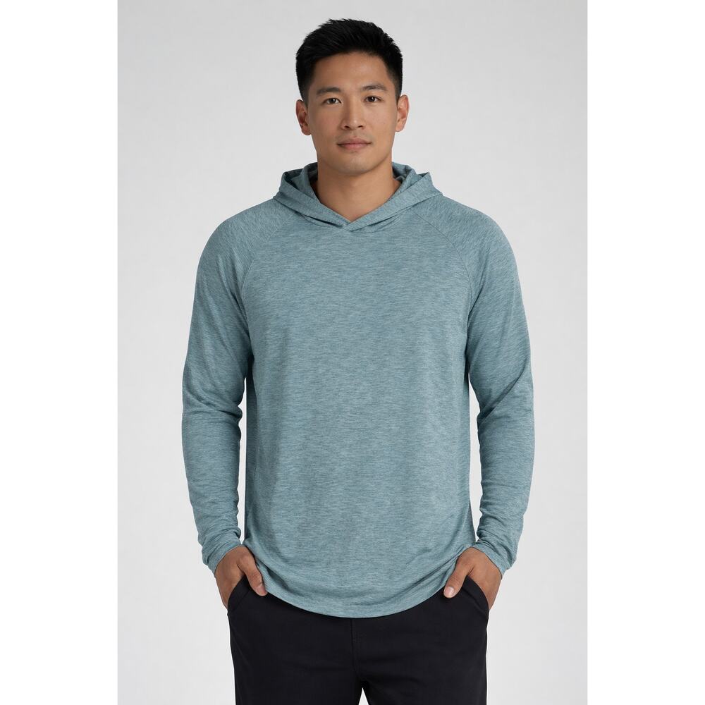American Tall Mens Performance Training Hoodie Trooper Space Dye Size XL XT New